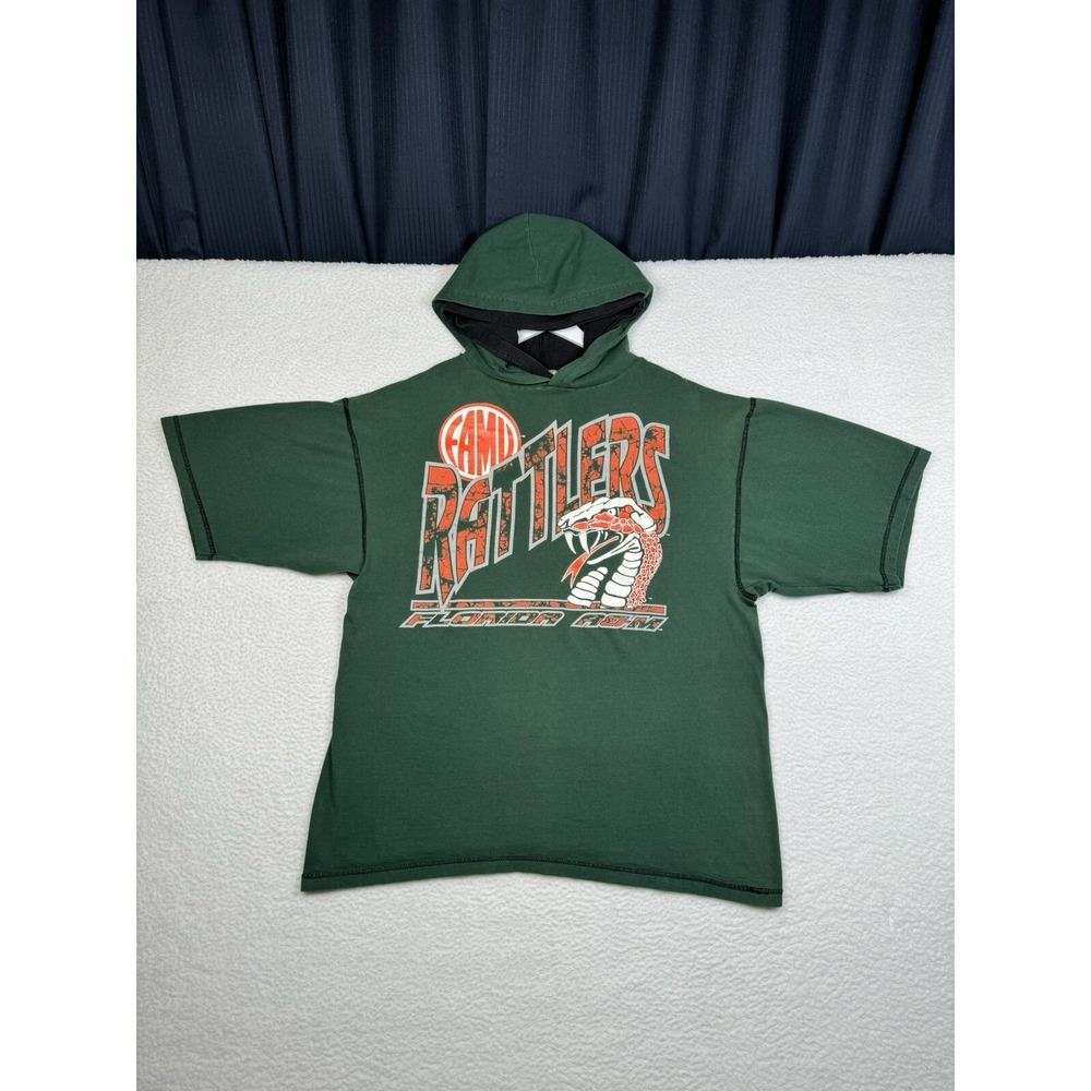 VTG 90s FLORIDA RATTLERS Hoodie T-Shirt - Men's XL - SAVVY